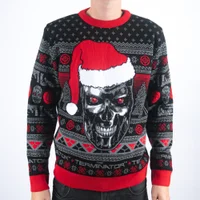 Terminator I'll Be Back… With Presents Knitted Christmas Jumper - undefined undefined