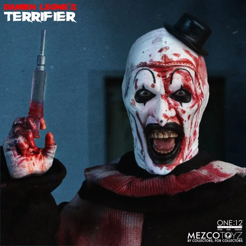 TERRIFIER ONE:12 COLLECTIVE ART THE CLOWN DELUXE EDITION (MEZCO) Image 1