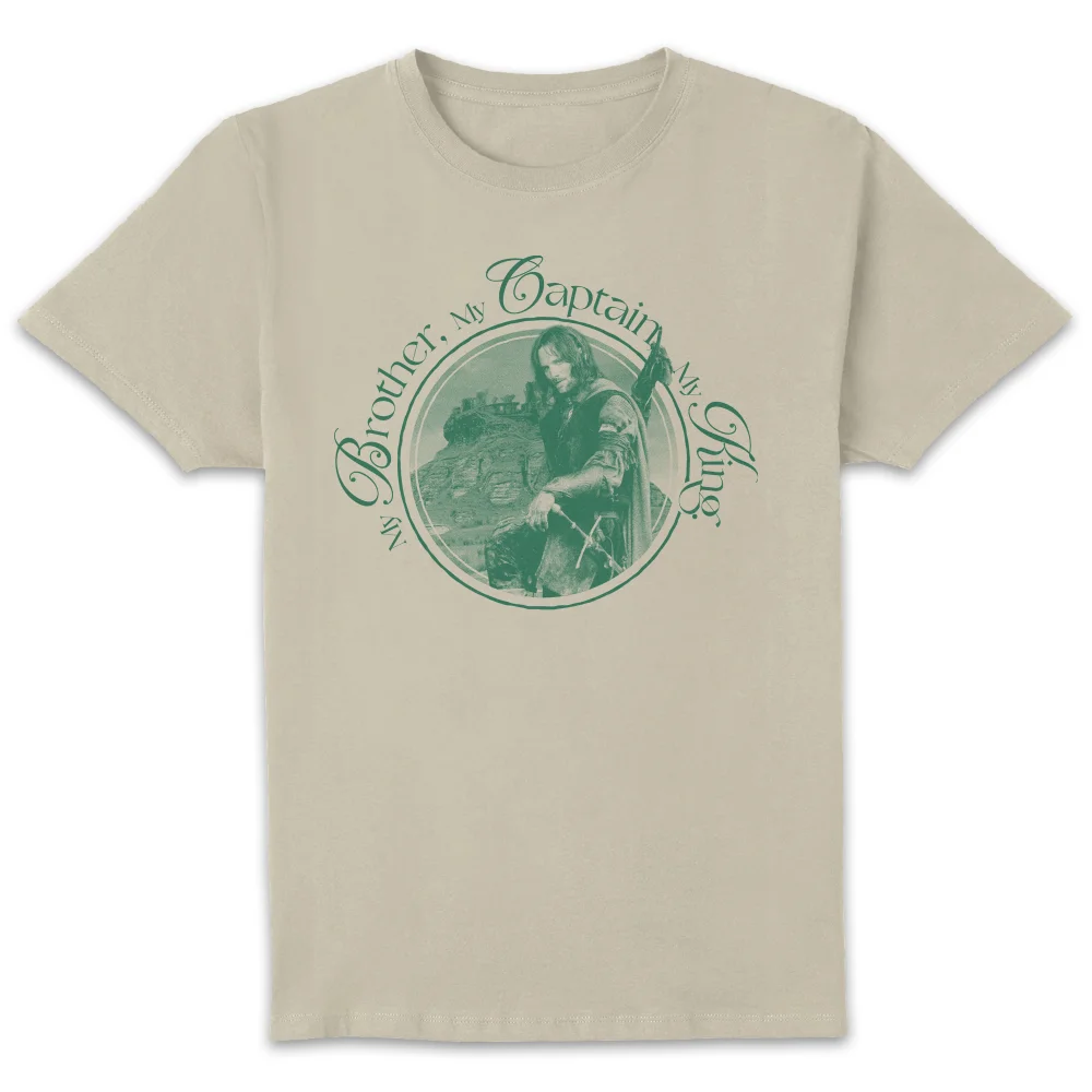 Lord Of The Rings My Captain Unisex T-Shirt - Cream - L Image 1