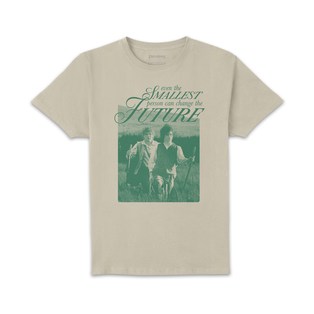 Lord Of The Rings Small Person Unisex T-Shirt - Cream - XXL Image 1