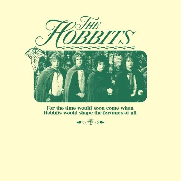 Lord Of The Rings The Hobbits Unisex T-Shirt - Cream
