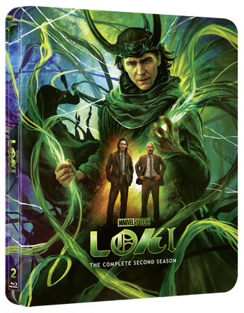Marvel Studios Loki Season 2 4K Ultra HD & Blu-ray Steelbook (Disney+ Original - includes artcards)