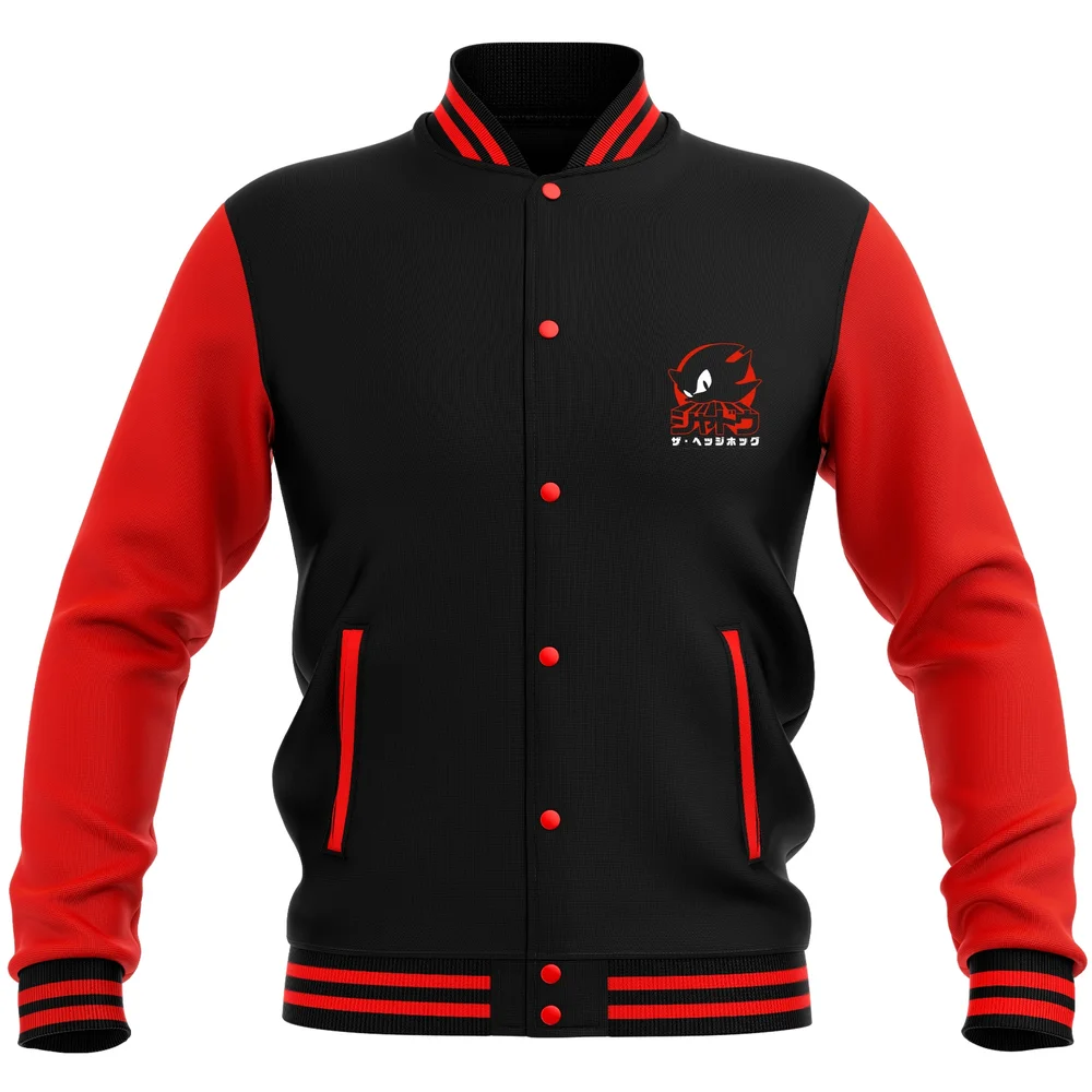 Sonic The Hedgehog Ultimate Lifeform Varsity Jacket - Black/Red - XXL Image 1