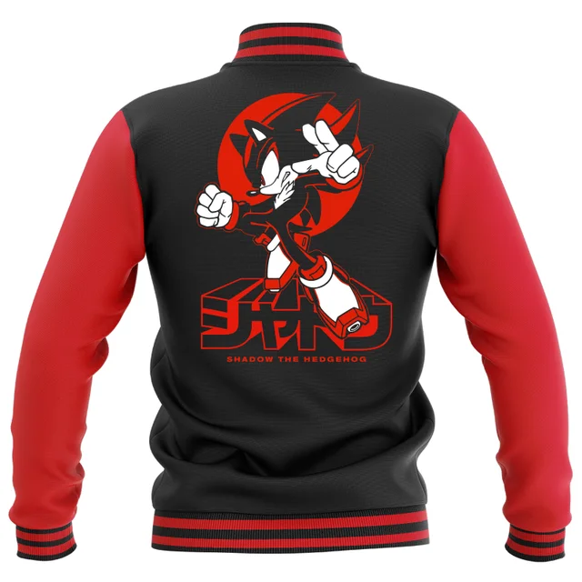 Sonic The Hedgehog Ultimate Lifeform Varsity Jacket - Black/Red