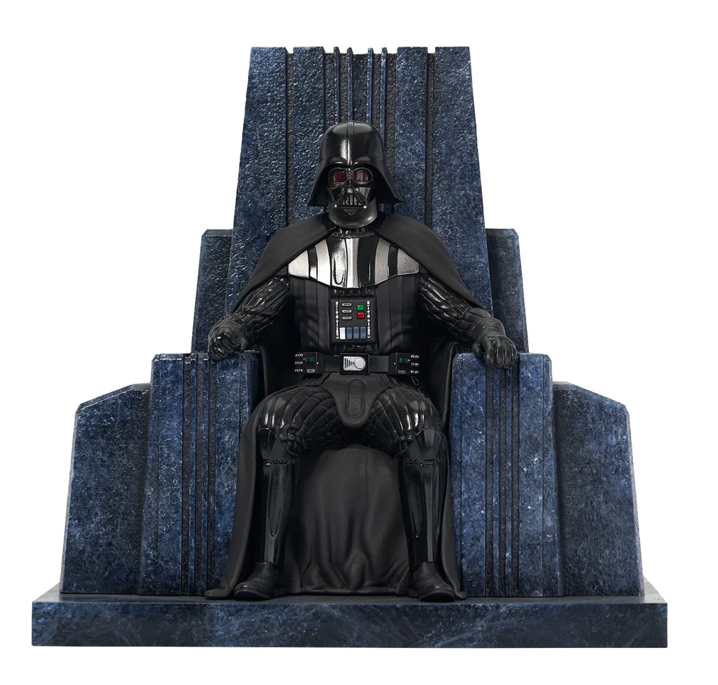 Gentle Giant Star Wars Premier Collection Kenobi Darth Vader On Throne 1/7 Scale Statue Image 1