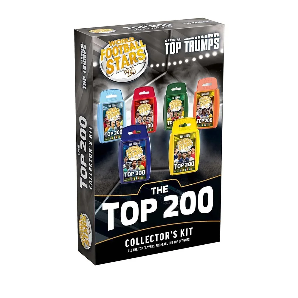 World Football Stars Top 200 Top Trumps Collectors Kit Game Image 1