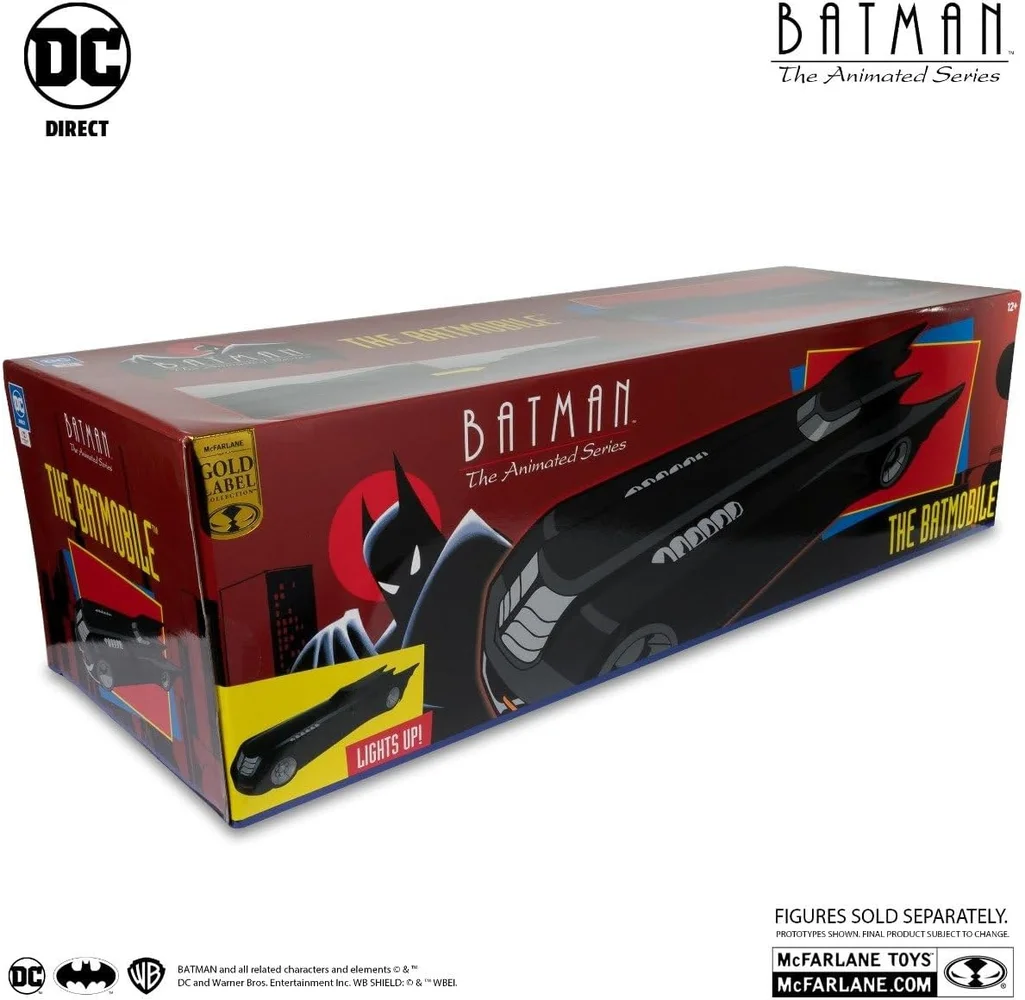 Batman The Animated Series 6" Action Figure Vehicle - Batmobile Image 1