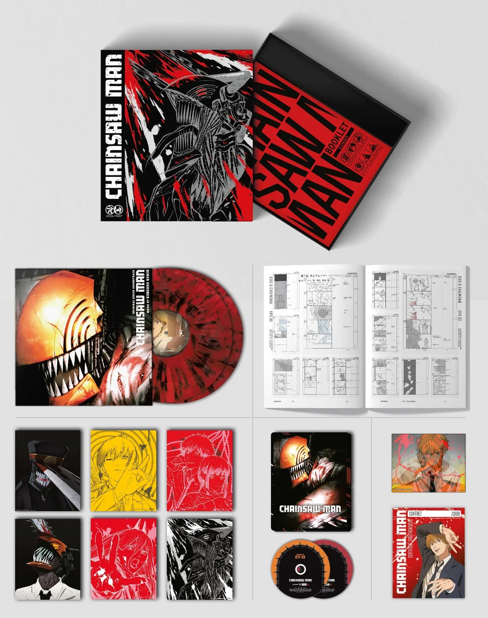 Chainsaw Man: Season 1 - Deluxe Limited Edition Blu-ray Steelbook & Vinyl LP Image 1