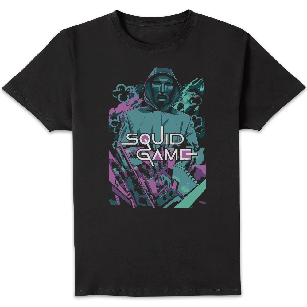 Squid Game Neon Chills Alex Tillbrook Men's T-Shirt - Black - XL Image 1