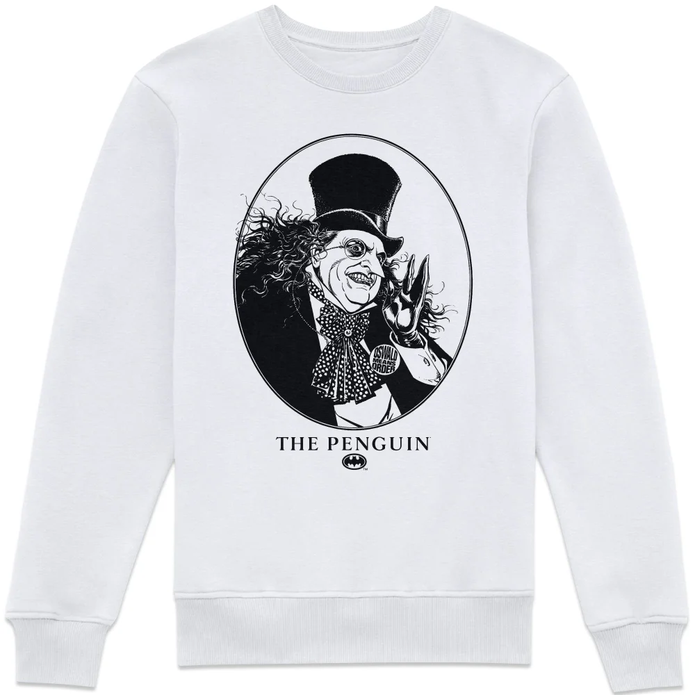Batman Returns Election Poster Sweatshirt - White - XS Image 1