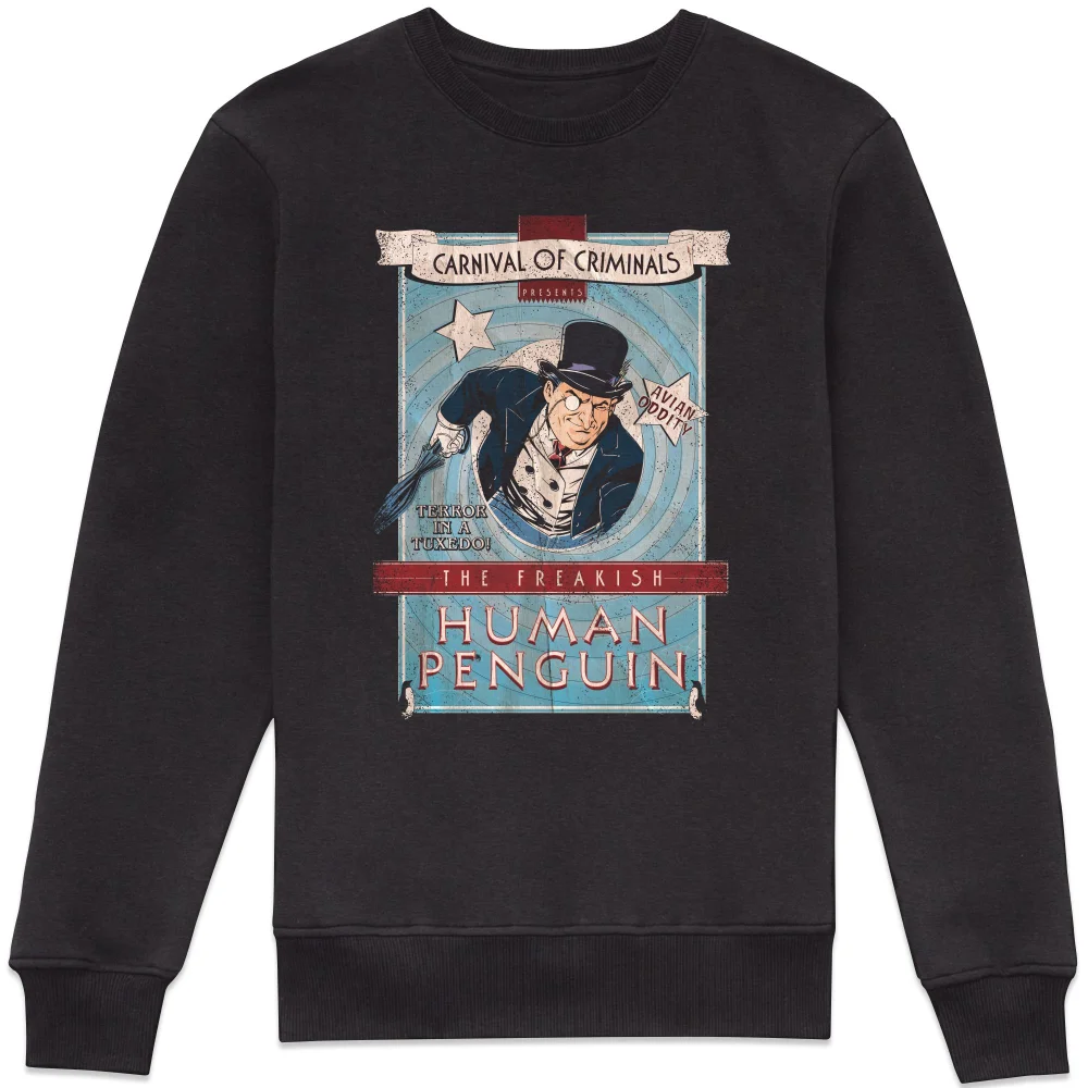 Batman Core Carnival Of Criminals Sweatshirt - Black - S Image 1