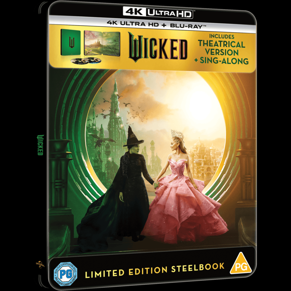Wicked 4K Ultra HD & Blu-Ray Steelbook Image 1