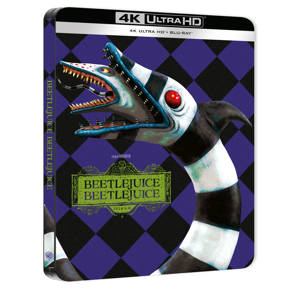 Beetlejuice Beetlejuice Zavvi Exclusive 4K Ultra HD Steelbook Image 1