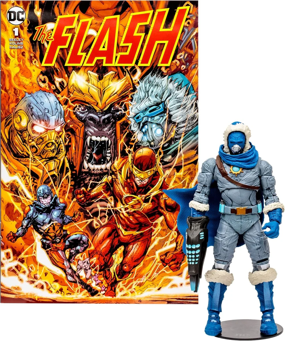 McFarlane DC DIRECT 7IN FIGURE WITH COMIC - THE FLASH WV2 - CAPTAIN COLD Image 1