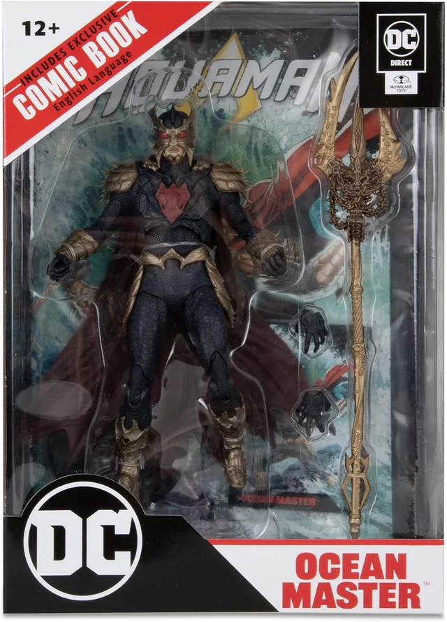 McFarlane DC DIRECT 7IN FIGURE WITH COMIC - AQUAMAN WV3 - OCEAN MASTER