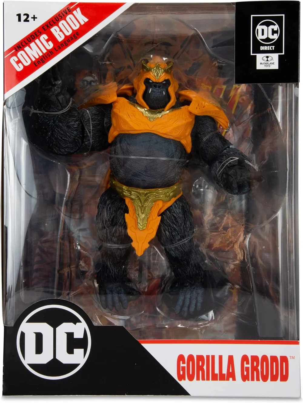 McFarlane DC DIRECT - COMIC WITH MEGA FIGURE - THE FLASH - GORILLA GRODD Image 1