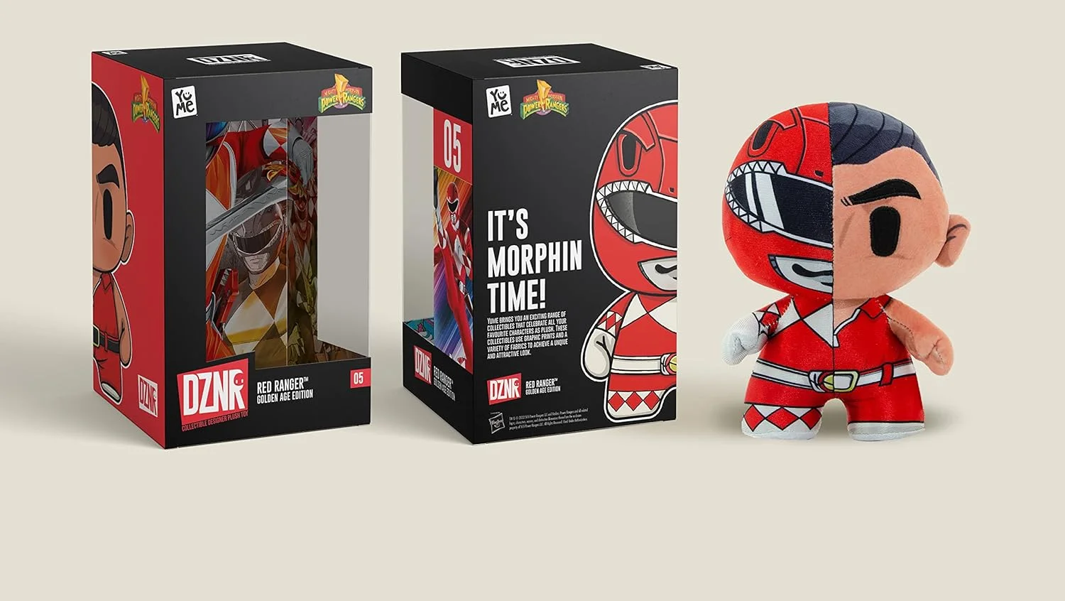 DZNR Plush Power Rangers - Red Ranger Image 1