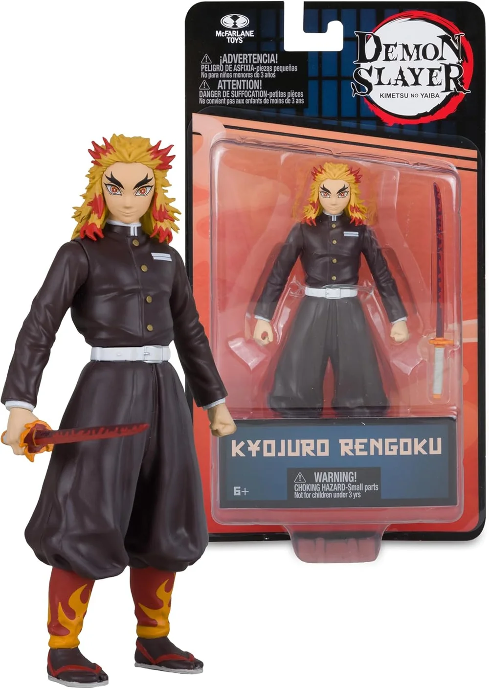 McFarlane DEMON SLAYER 5IN WV2 - KYOJURO RENGOKU Image 1