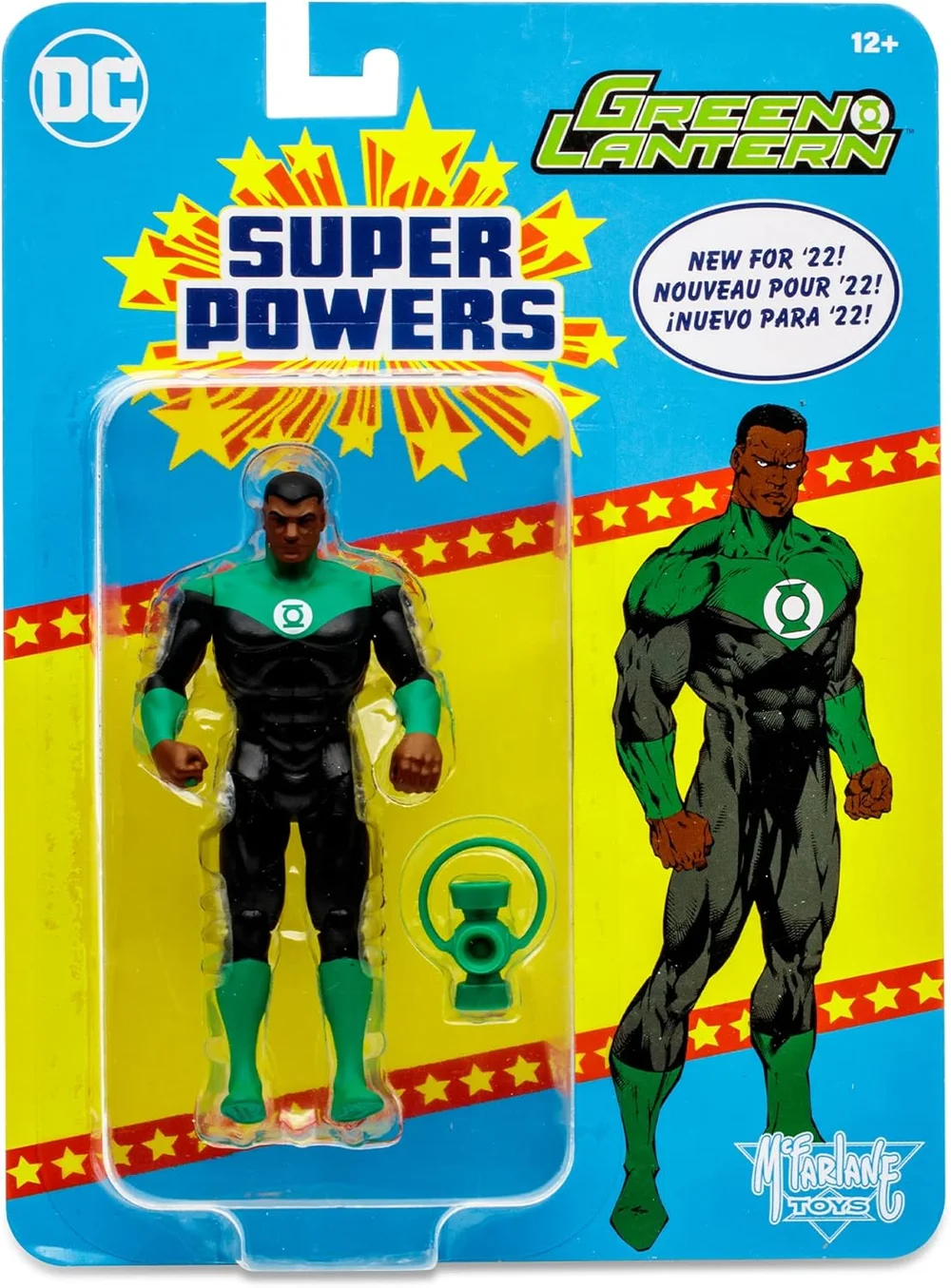 McFarlane DC DIRECT - SUPER POWERS 5IN FIGURES WV2 - GREEN LANTERN JOHN STEWART Image 1