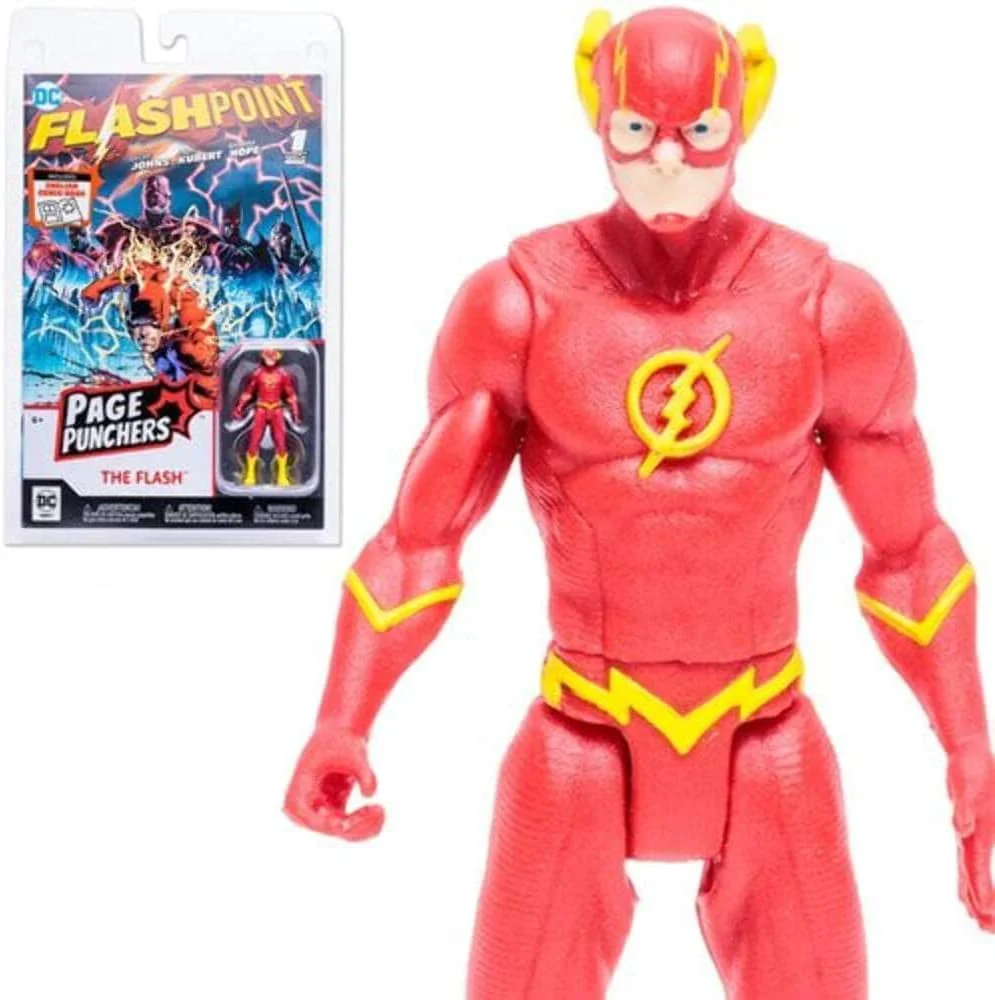 McFarlane DC DIRECT - 3IN COMIC WITH FIGURE WV1 - THE FLASH (FLASHPOINT) Image 1