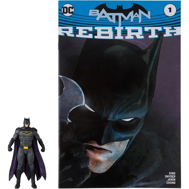 McFarlane DC DIRECT - 3IN FIGURE WITH COMIC WV3 - BATMAN (REBIRTH)