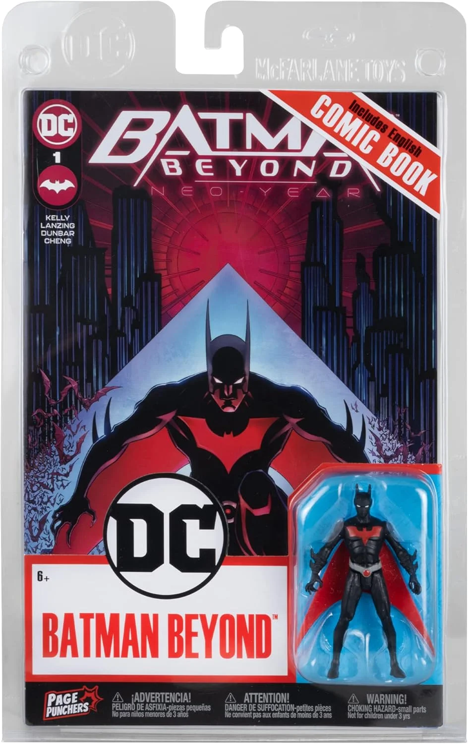 McFarlane DC DIRECT - 3IN FIGURE WITH COMIC WV3 - BATMAN BEYOND Image 1