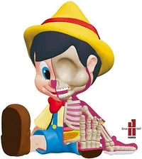 Mighty Jaxx Disney 4D Pinocchio Xxray Figure 10cm - undefined undefined