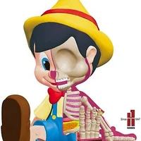 Mighty Jaxx Disney 4D Pinocchio Xxray Figure 10cm