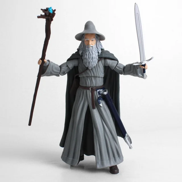 Loyal Subjects BST AXN Lord of the Rings Gandalf 5" Action Figure