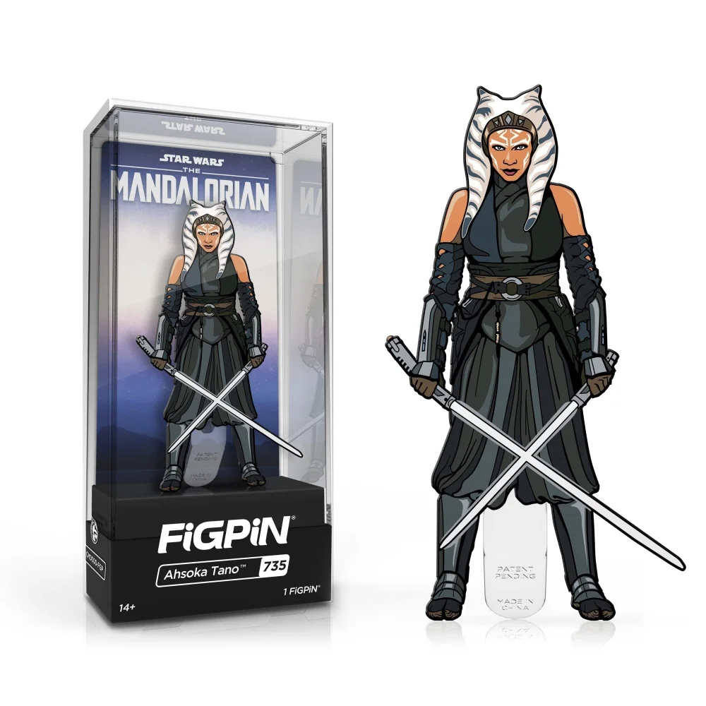 FiGPiN Star Wars The Mandalorian Ahsoka Tano 3" Enamel Pin #735 Image 1