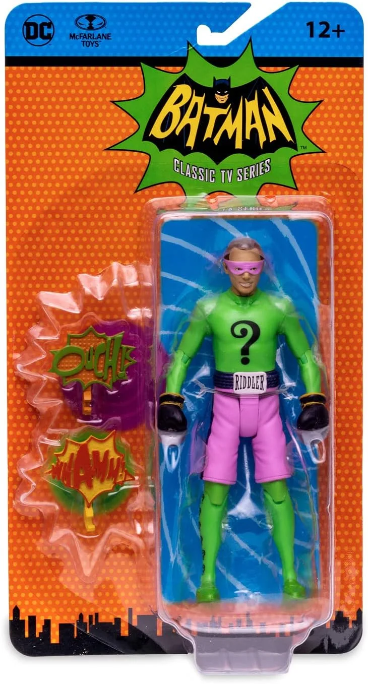 DC RETRO 6IN WV3 - BATMAN 66 - RIDDLER BOXING Image 1