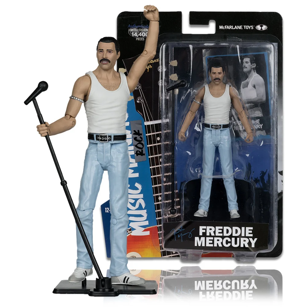 MCFARLANE MUSIC MANIACS 6IN WV3 - ROCK & ROLL - FREDDIE MERCURY Image 1