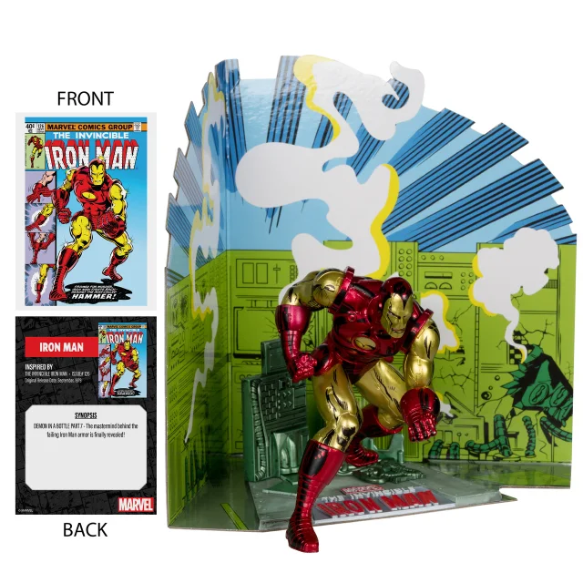MCFARLANE Marvel 1:10TH WV1 - Iron Man by John Romita Jr