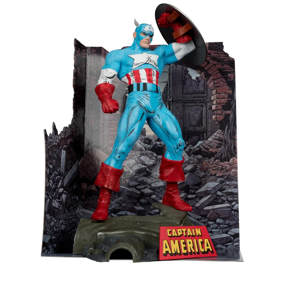 MCFARLANE Marvel 1:6TH WV1 - Captain America by Todd McFarlane Image 1