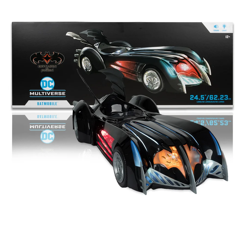 MCFARLANE DC MULTIVERSE VEHICLES - BATMOBILE WITH L&S (BATMAN AND ROBIN) Image 1