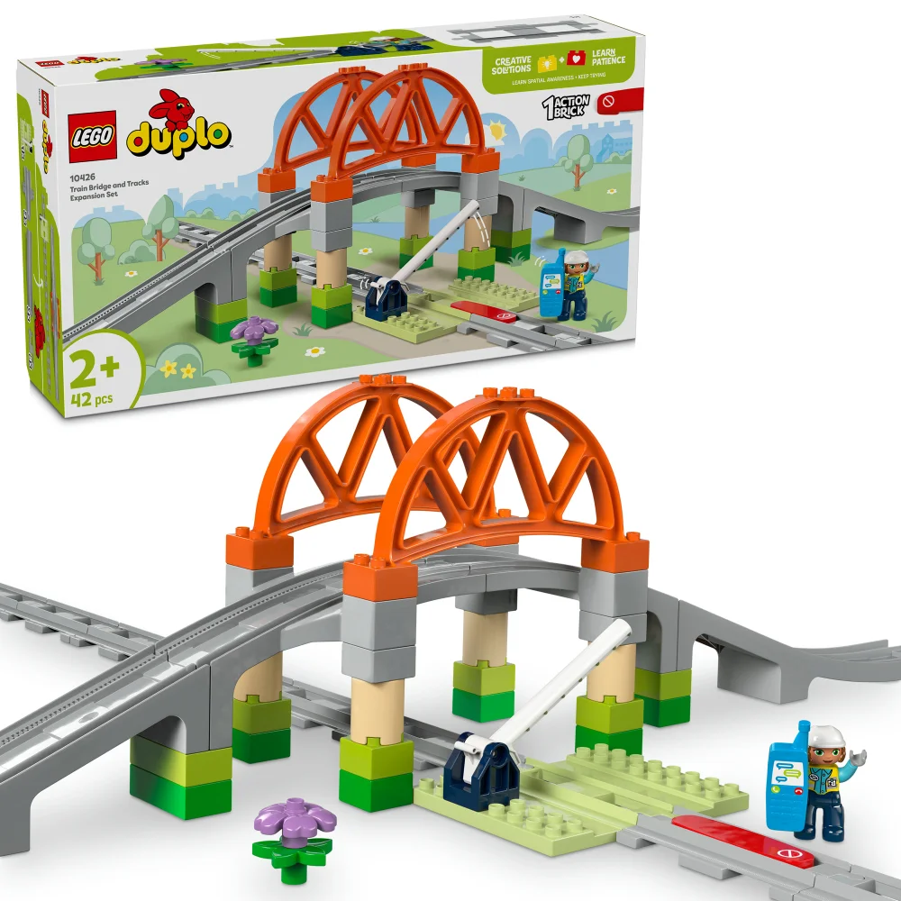 LEGO DUPLO Train Bridge and Tracks Expansion Set Toy 10426 Image 1