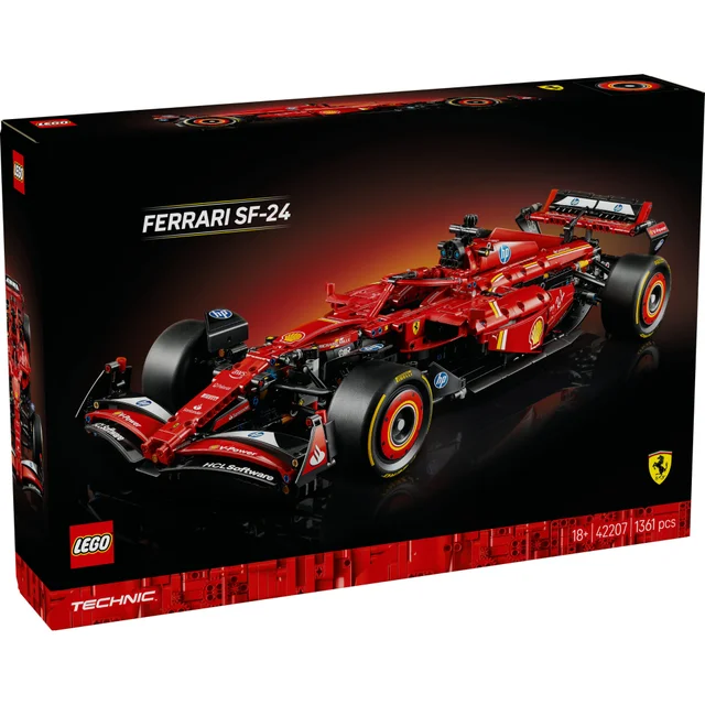 LEGO Technic Ferrari SF-24 F1 Car Model Kit for Adults 42207