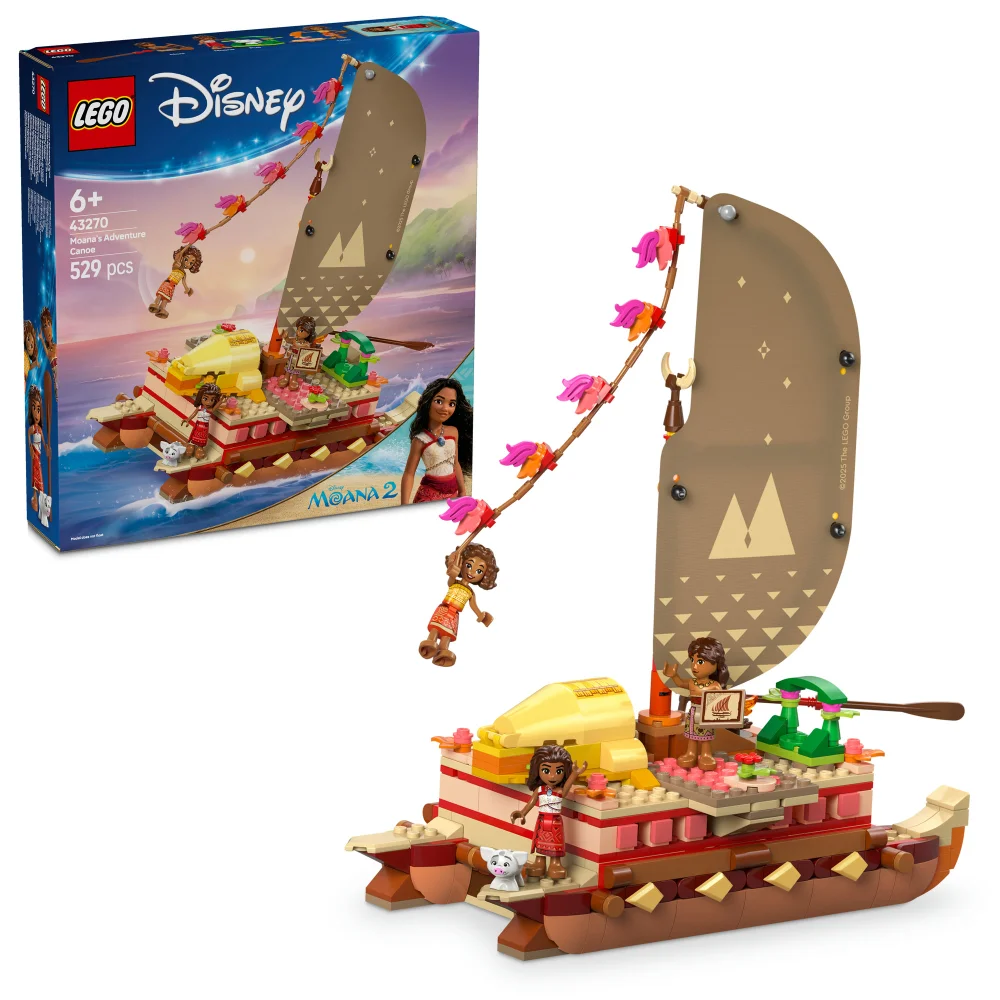 LEGO ǀ Disney Princess Moana’s Adventure Canoe Set 43270 Image 1