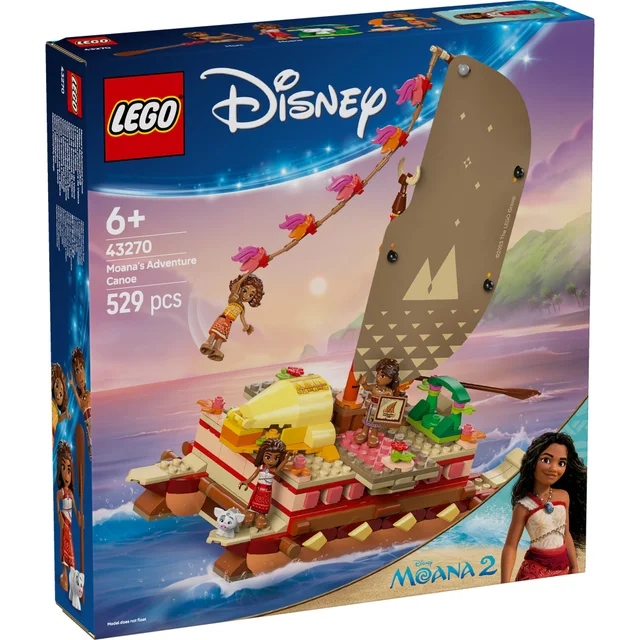 LEGO ǀ Disney Princess Moana’s Adventure Canoe Set 43270