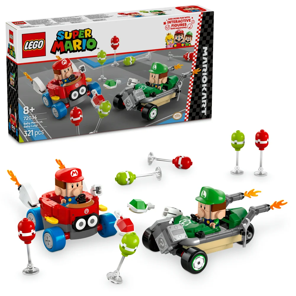 LEGO Super Mario: Mario Kart – Baby Mario vs. Baby Luigi 72034 Image 1