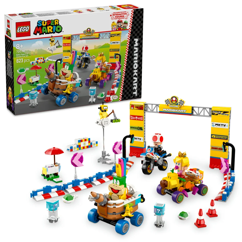 LEGO Super Mario: Mario Kart – Baby Peach & Grand Prix Set 72036 Image 1