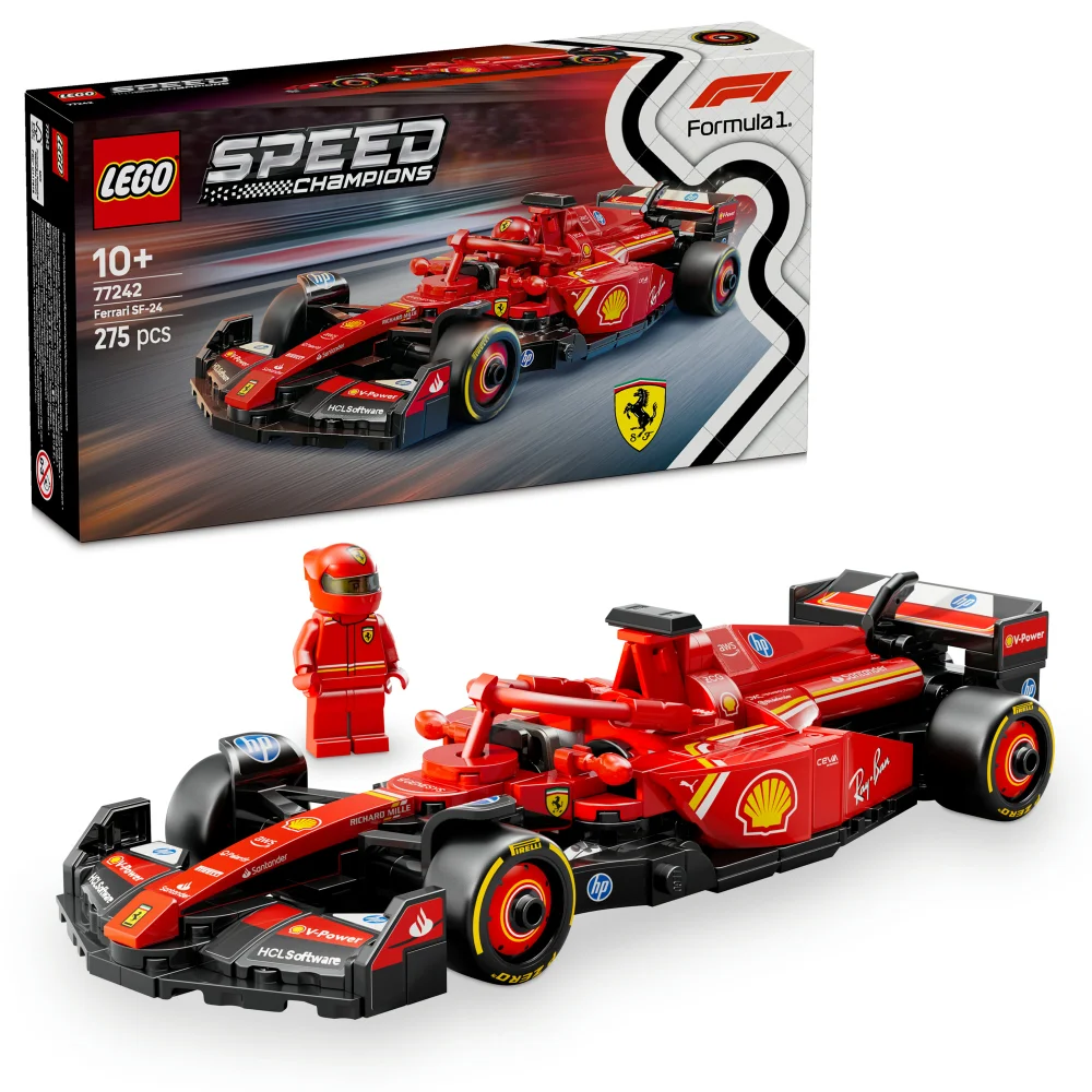 LEGO Speed Champions Ferrari SF-24 F1 Race Car Toy 77242 Image 1