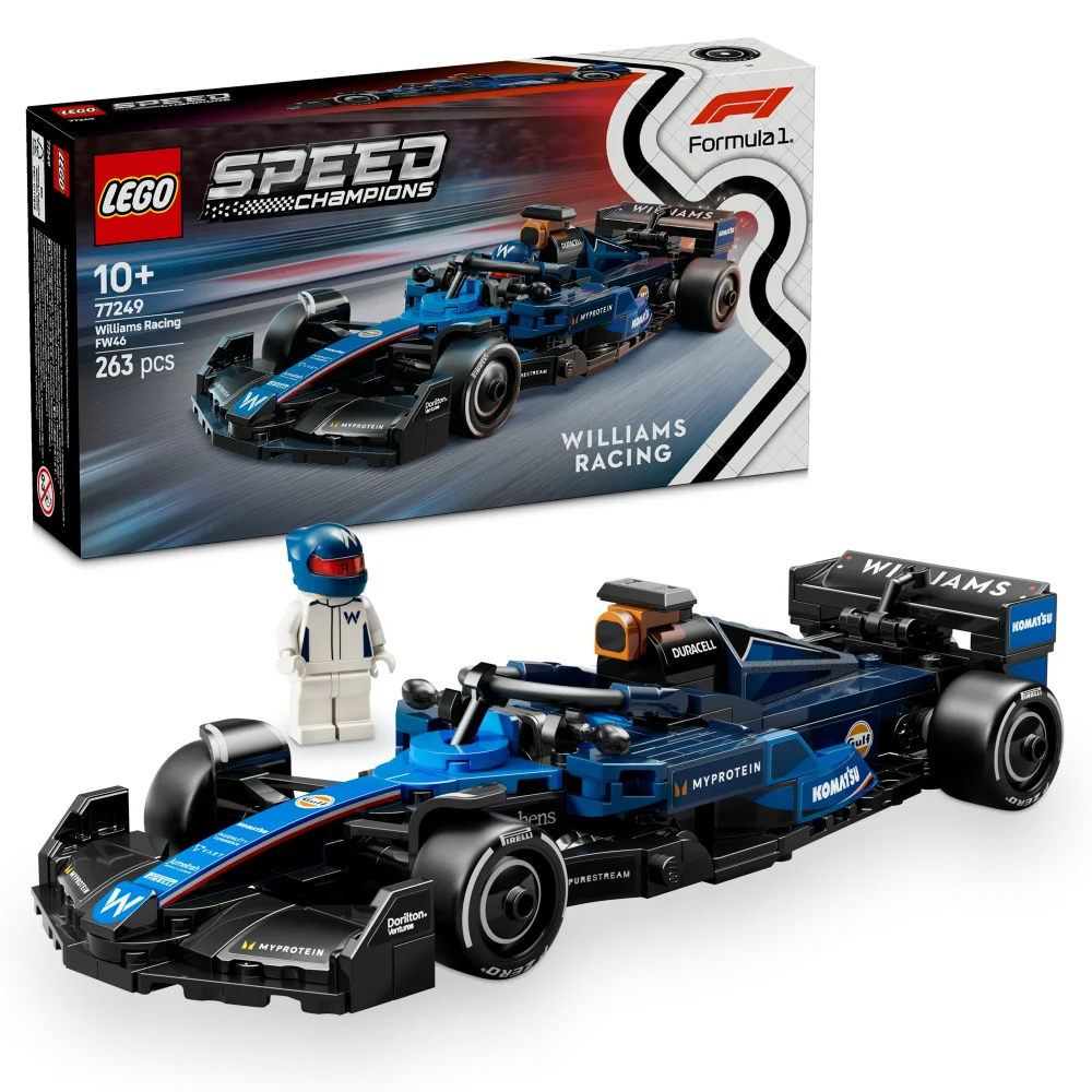 LEGO Speed Champions Williams Racing FW46 F1 Race Car 77249 Image 1
