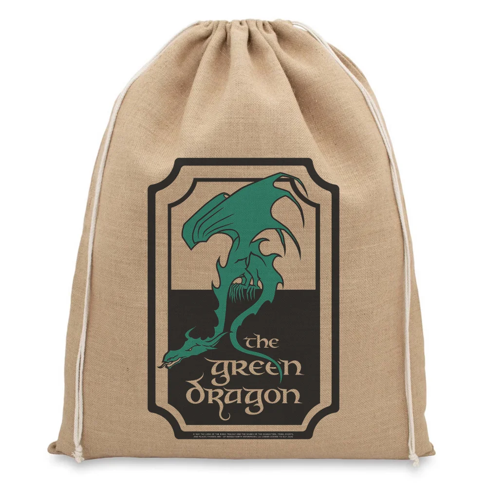 Lord Of The Rings The Green Dragon Christmas Hessian Sack Image 1