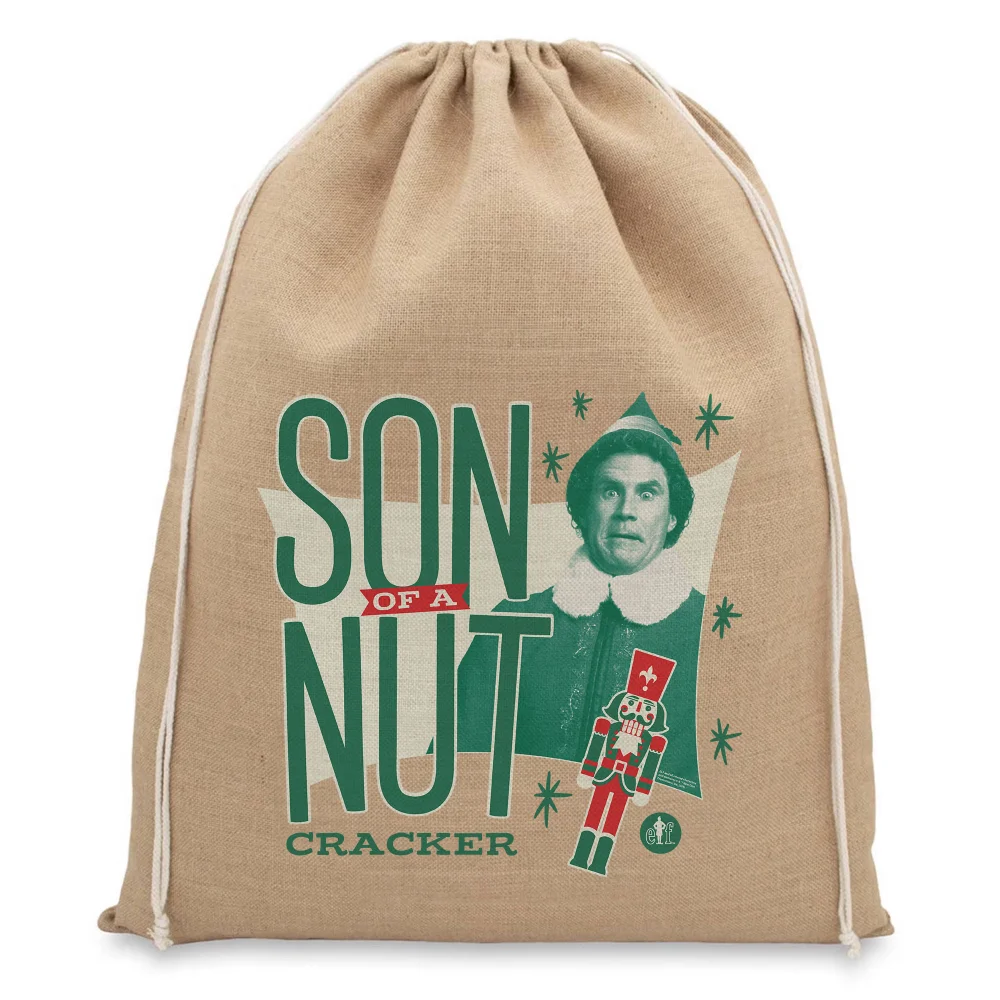 Elf Son Of A Nut Cracker Christmas Santa Sack Image 1