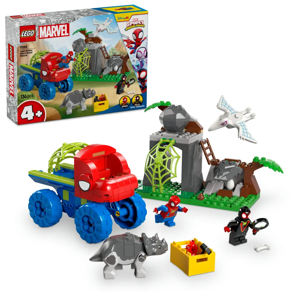 LEGO Marvel Spidey And His Amazing Friends Team Spidey Dino Crawler Rescue 11199 Image 1