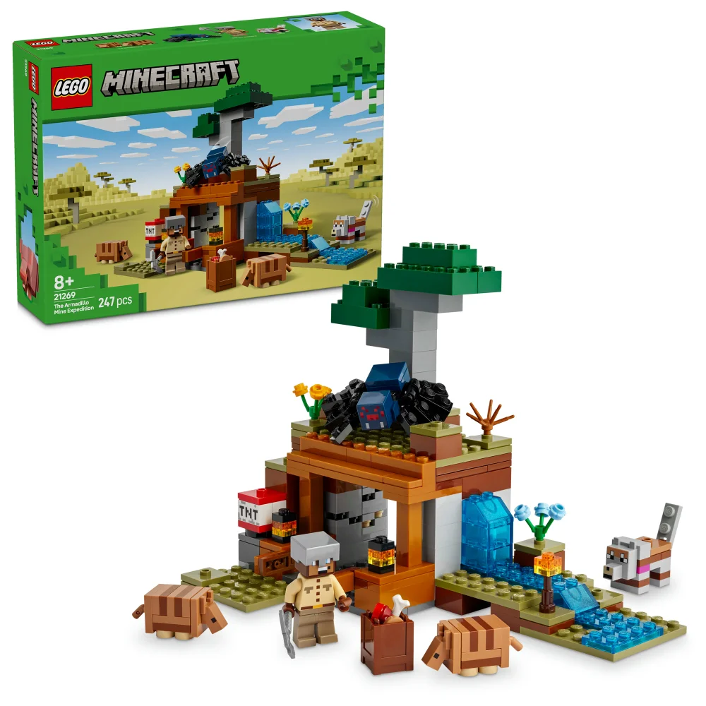 LEGO Minecraft The Armadillo Mine Expedition Toy Set 21269 Image 1