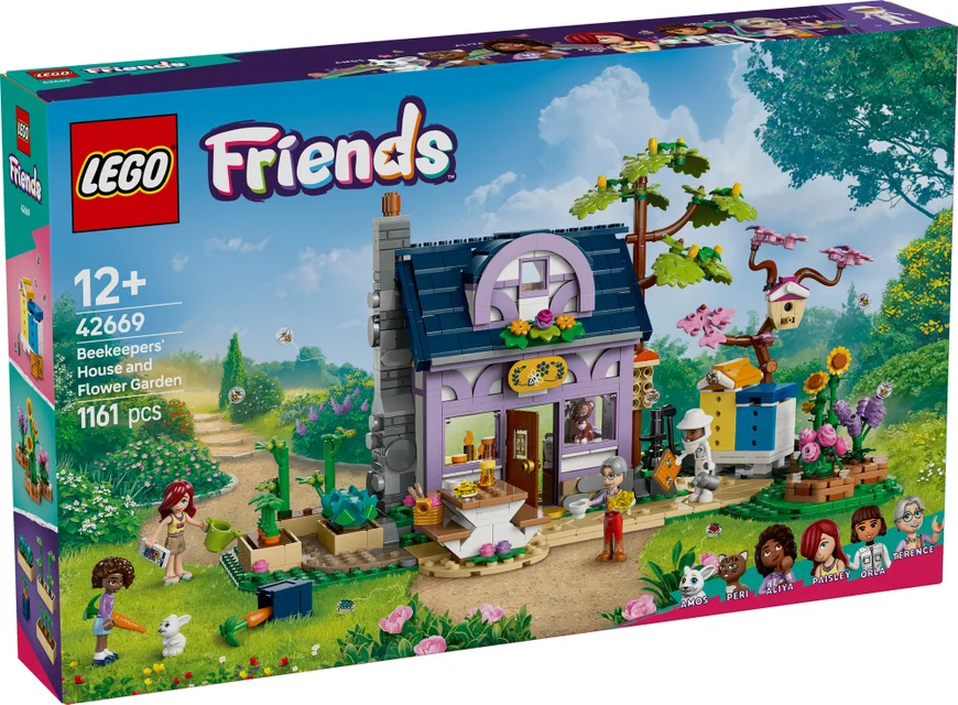 LEGO® Friends Beekeepers’ House and Flower Garden Building Kit 42669