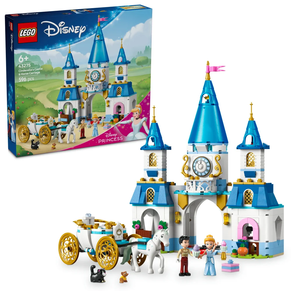 LEGO ǀ Disney Princess Cinderella’s Castle & Horse Carriage 43275 Image 1
