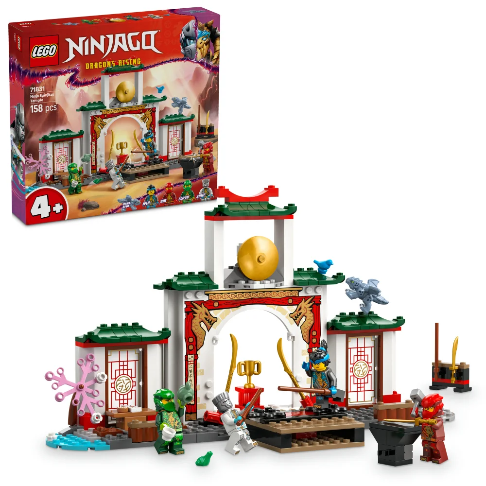 LEGO NINJAGO Ninja Spinjitzu Temple with Toy Dragon 71831 Image 1